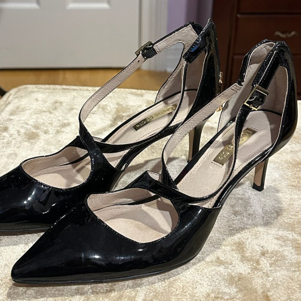 Louise et Cie women's black patent pump